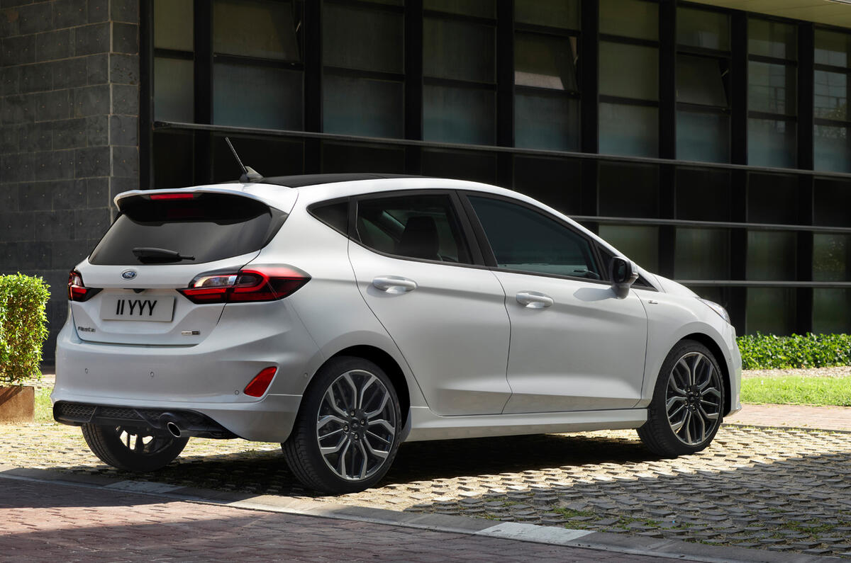 97 Ford Fiesta 2021 refresh ST Line static rear