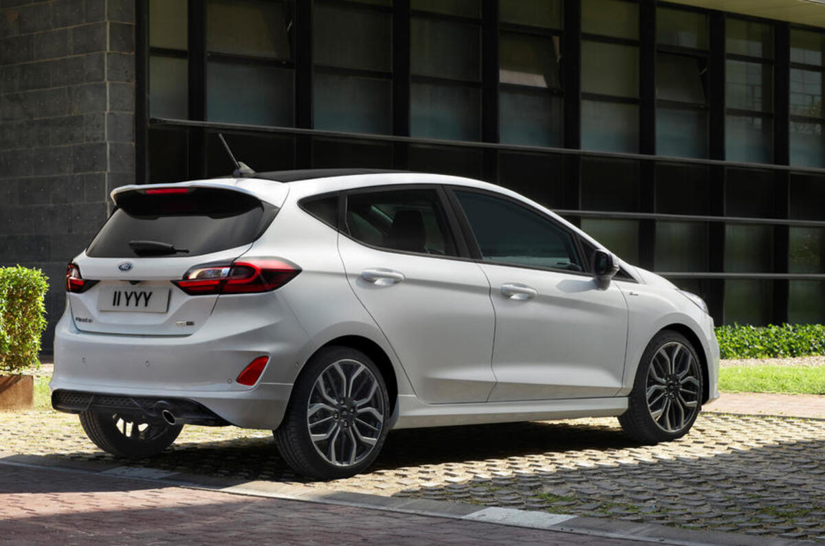 97 ford fiesta 2021 refresh st line static rear