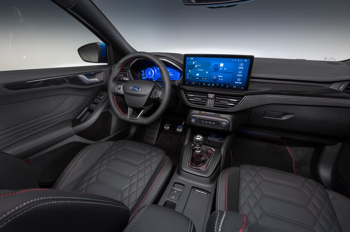 97 Ford Focus 2021 refresh official images ST line interior 97 Ford Focus 2021 refresh official images ST line interior