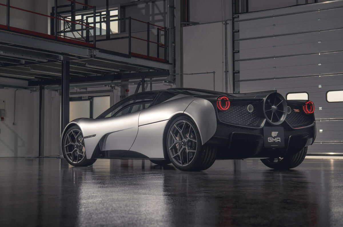 Gordon Murray T50 official reveal - rear Gordon Murray T50 official reveal - rear