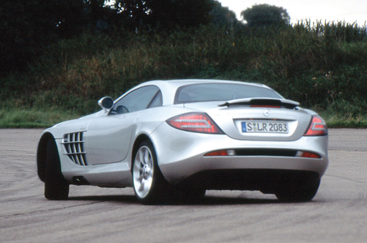97 greatest road tests mercedes slr mclaren cornering rear 97 greatest road tests mercedes slr mclaren cornering rear