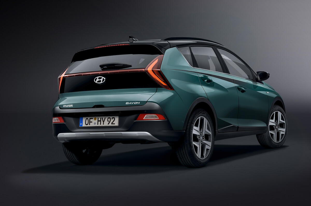 97 Hyundai Bayon 2021 official images static rear 97 Hyundai Bayon 2021 official images static rear