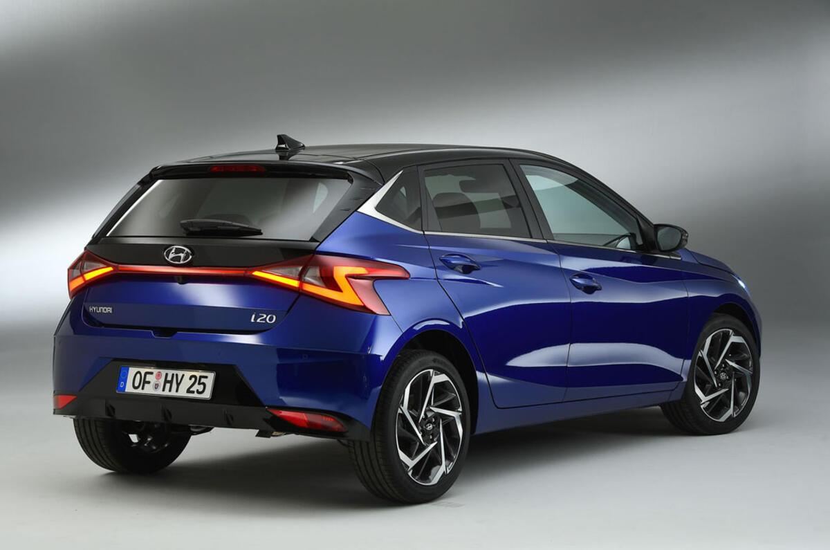 Hyundai i20 2020 studio images - hero rear Hyundai i20 2020 studio images - hero rear