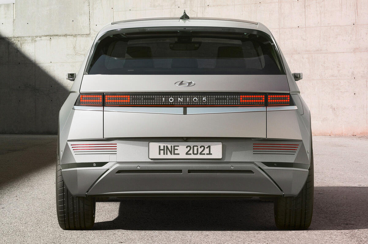 97 Hyundai Ioniq 5 2021 official images static rear 97 Hyundai Ioniq 5 2021 official images static rear