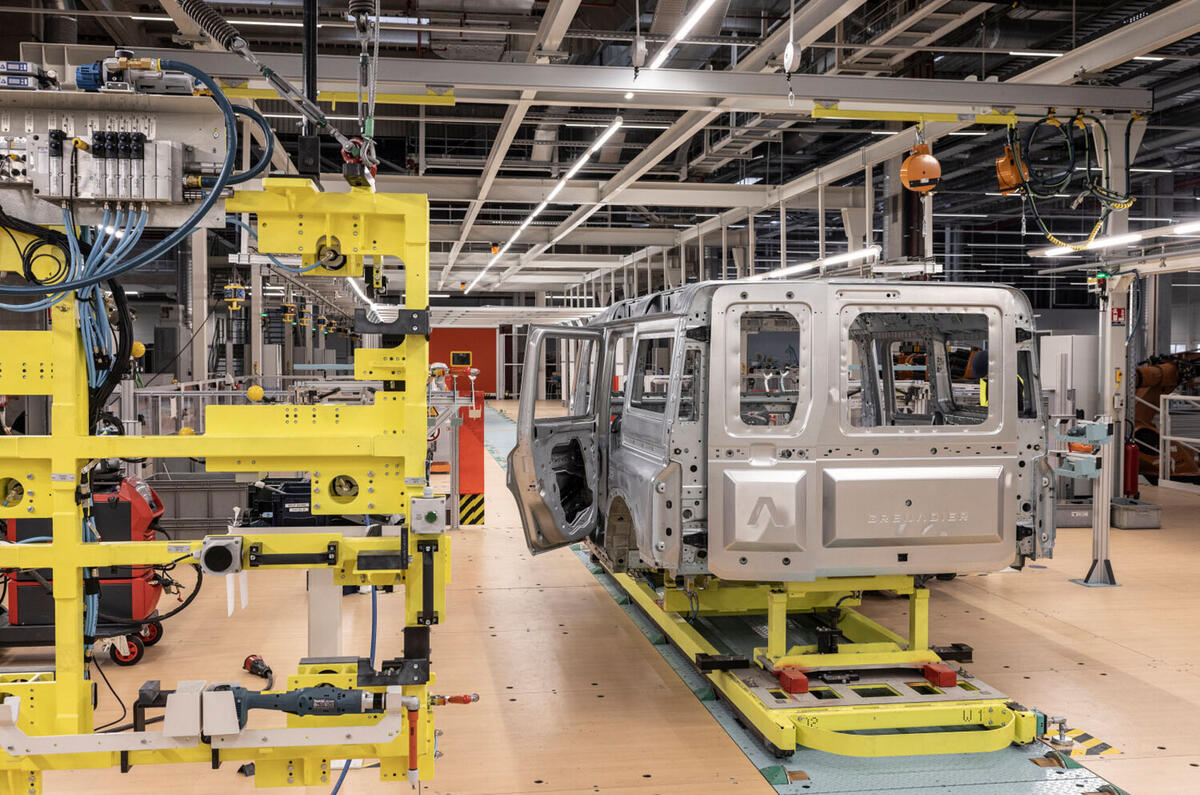 97 Ineos Grenadier factory line Ineos Grenadier factory line