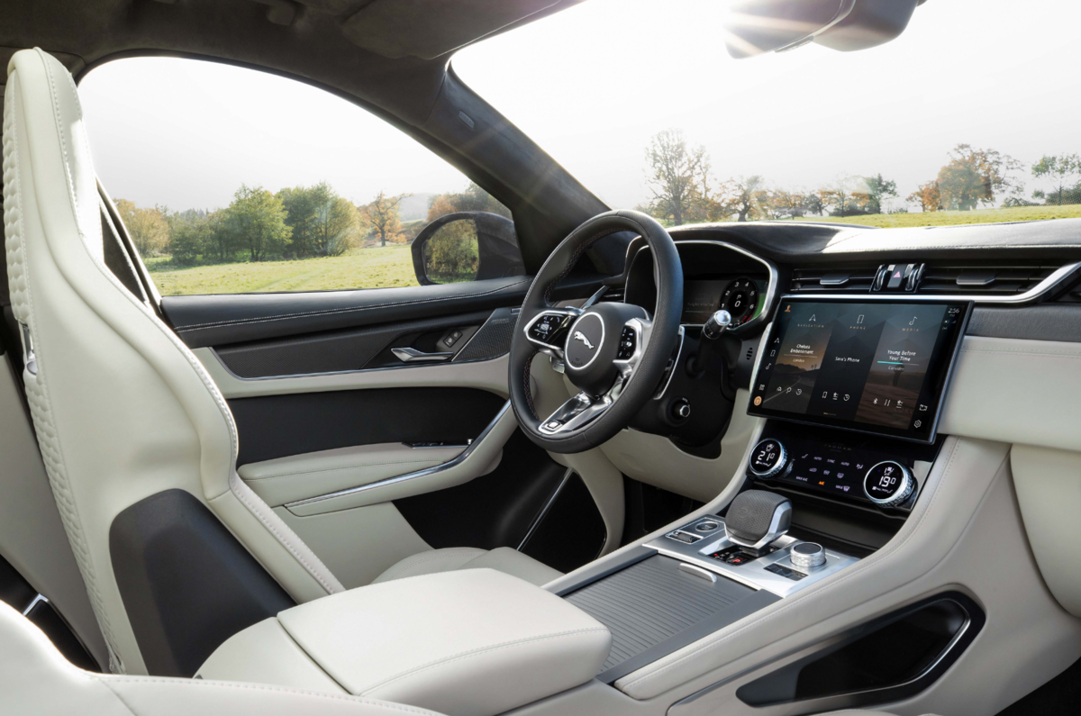 Jaguar F-Pace SVR MY2021 official reveal - interior Jaguar F-Pace SVR MY2021 official reveal - interior