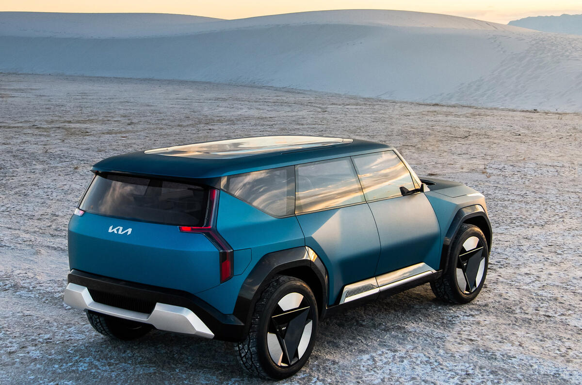 97 Kia concept EV9 2021 official reveal rear 97 Kia concept EV9 2021 official reveal rear