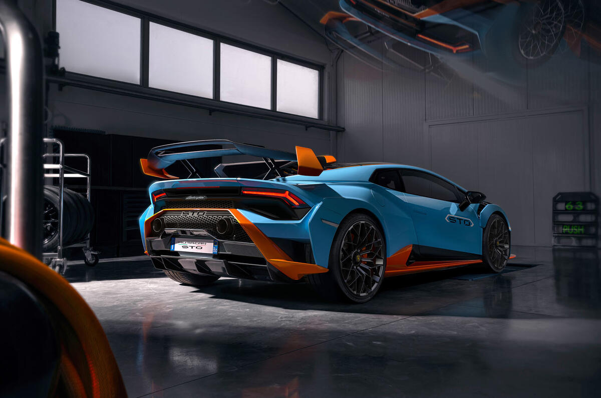Lamborghini Huracan STO 2020 official images - rear Lamborghini Huracan STO 2020 official images - rear