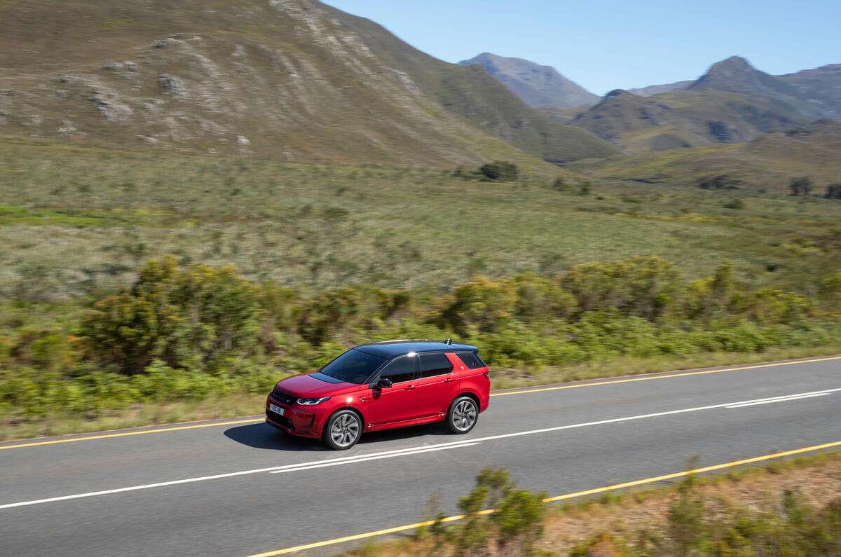 Land Rover Discovery Sport 2019 official reveal - on the road side