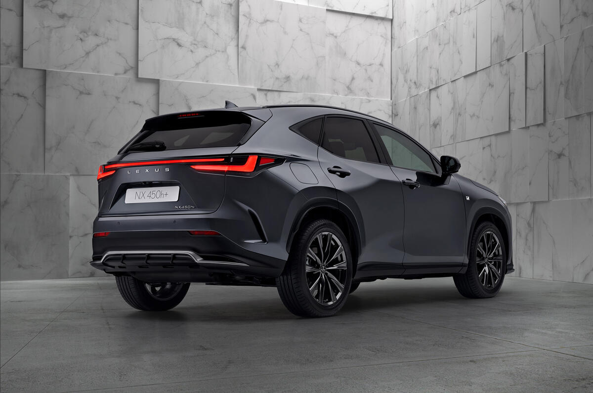 97 Lexus NX 450h+ 2021 official reveal rear 97 Lexus NX 450h+ 2021 official reveal rear