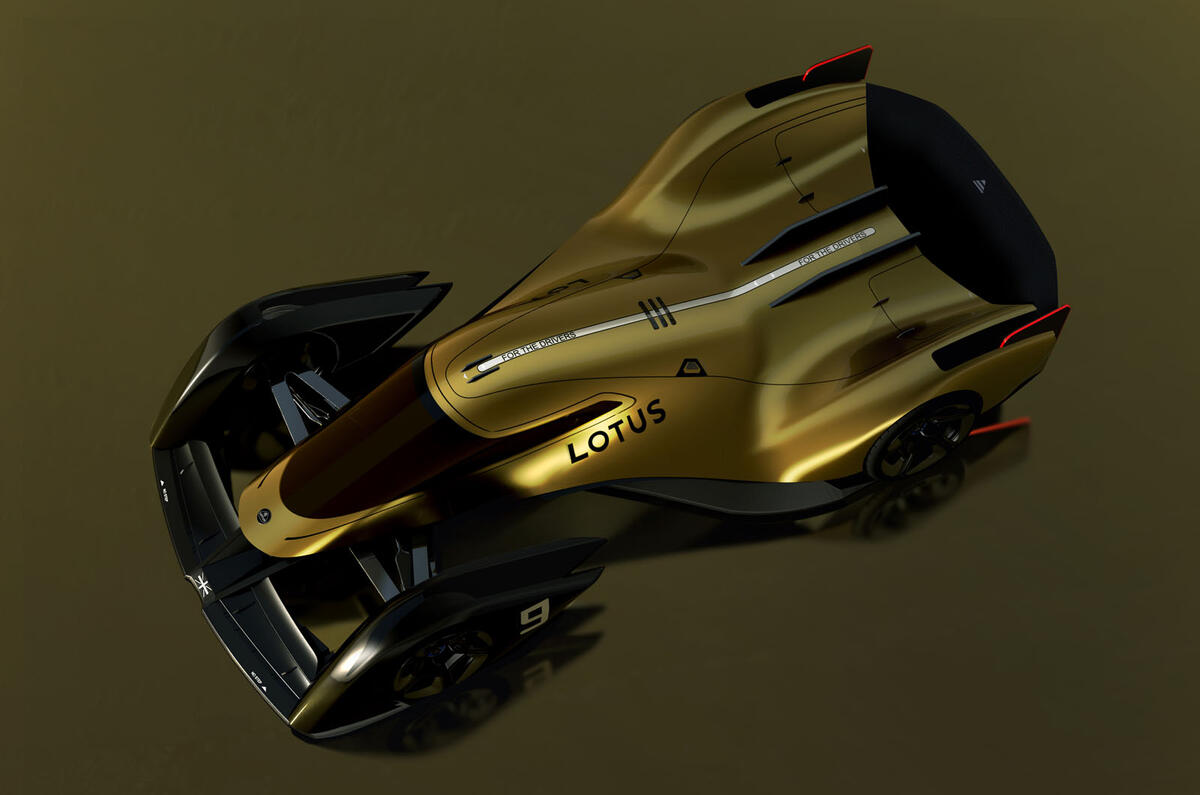 97 Lotus E R9 endurance racer concept official aerial