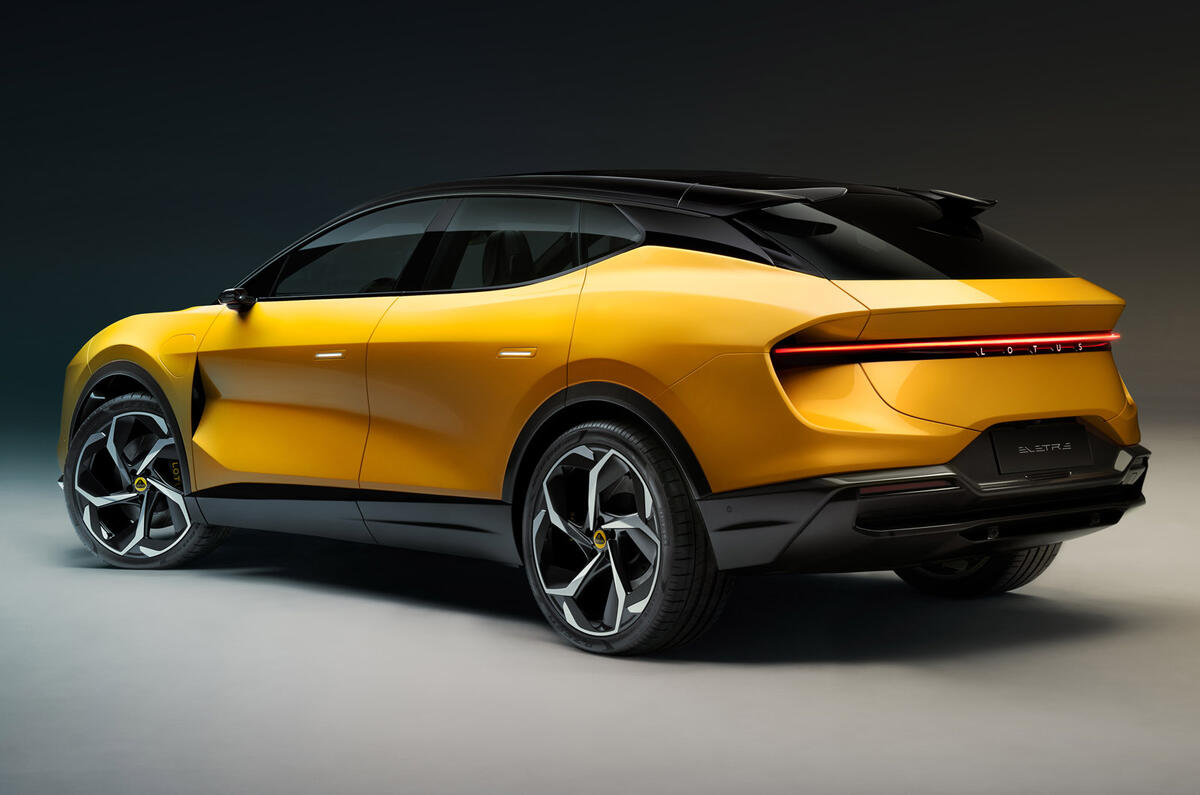 97 Lotus Eletre 2022 official reveal press static rear 97 Lotus Eletre 2022 official reveal press static rear