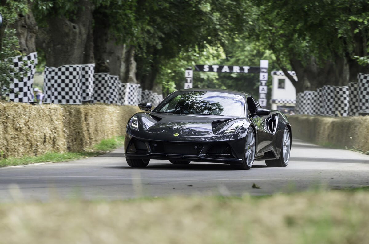 97 Lotus Emira 2021 Goodwood nose 97 Lotus Emira 2021 Goodwood nose