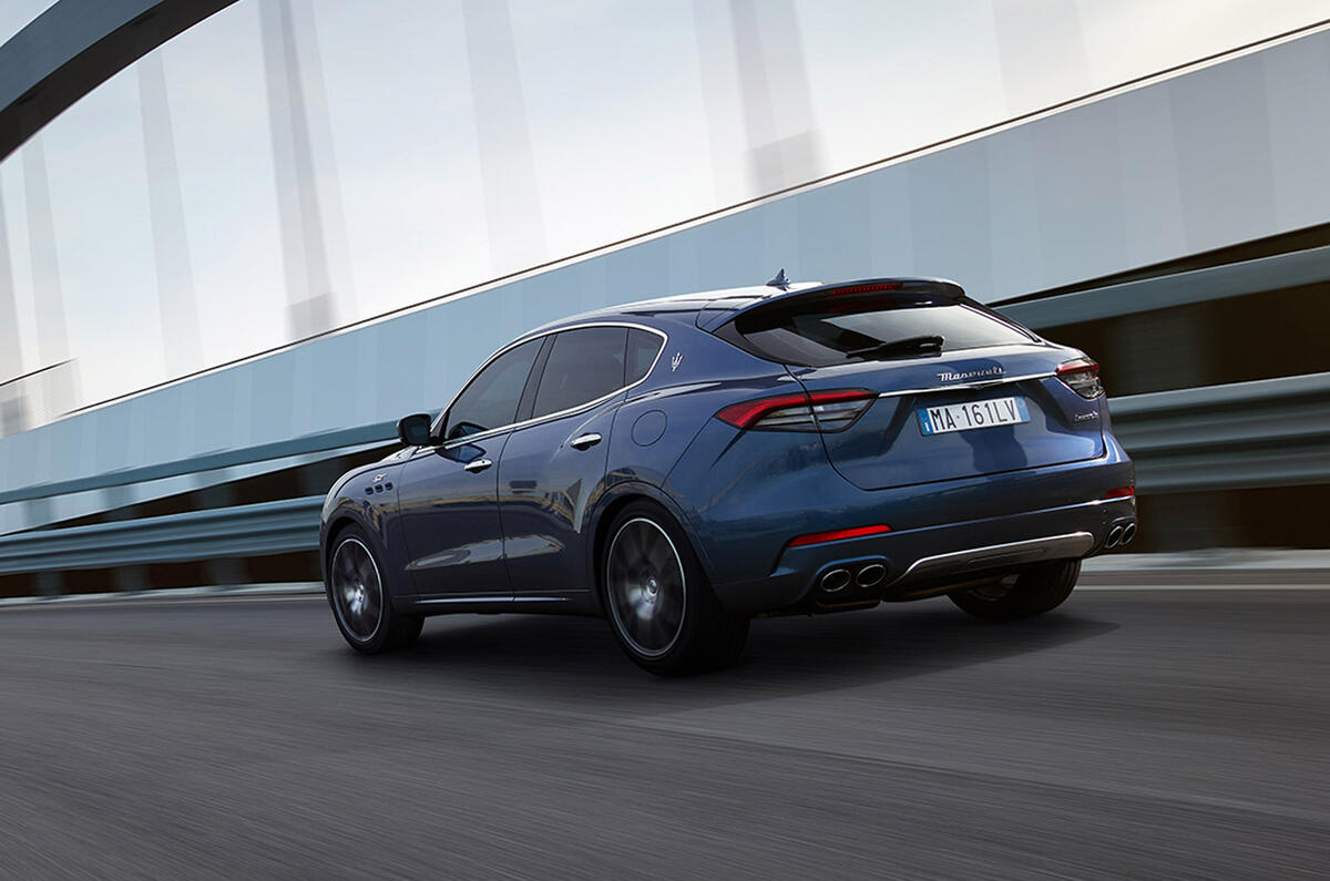 97 Maserati Levante Hybrid 2021 official images hero rear 97 Maserati Levante Hybrid 2021 official images hero rear