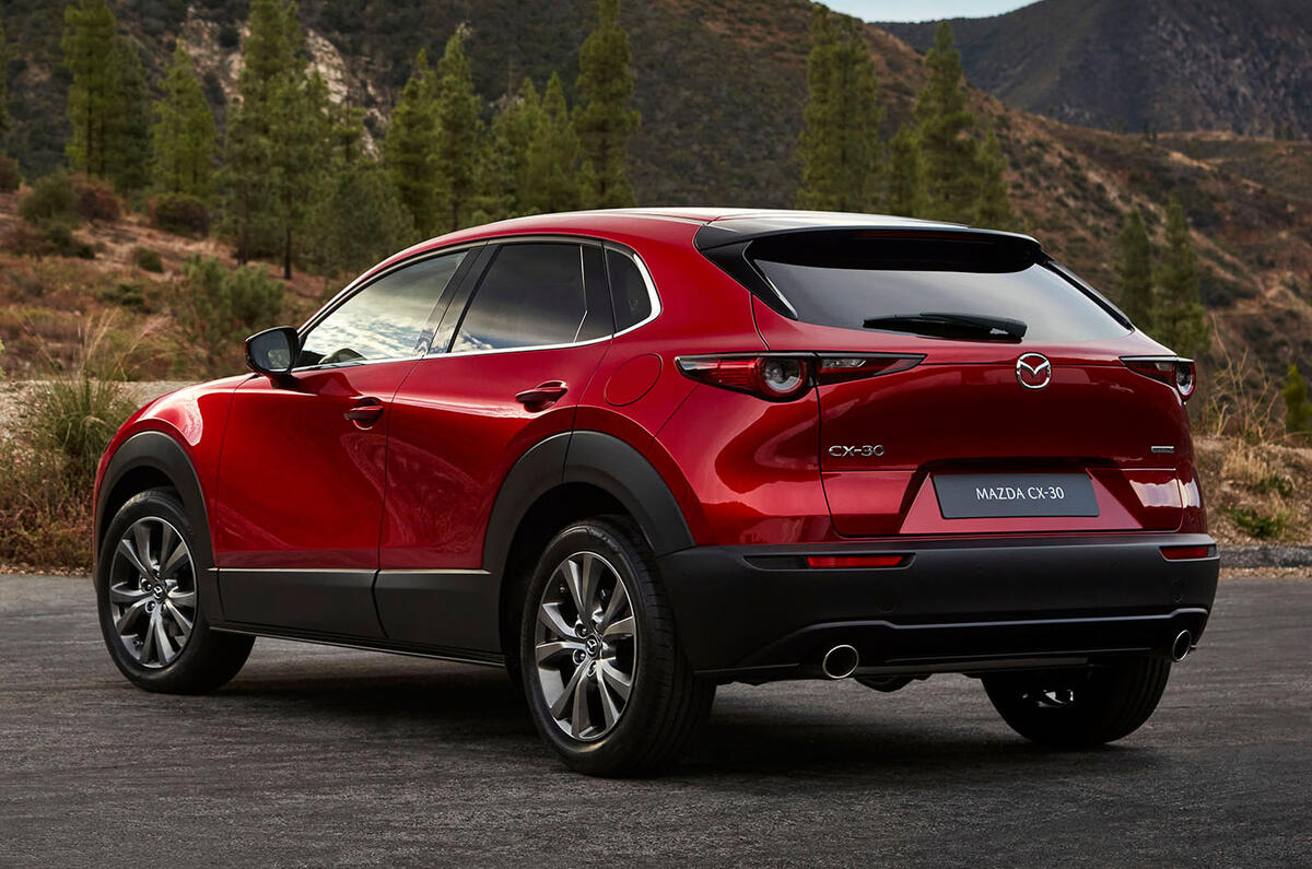 Mazda CX-30 2019 Geneva motor show reveal - hero rear
