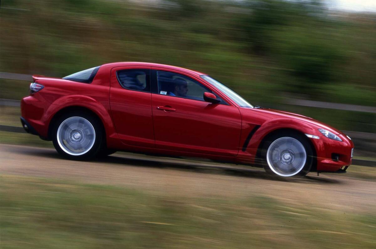 Mazda RX8 2003 side tracking Mazda RX8 2003 side tracking