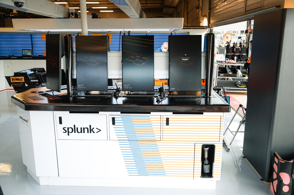 97 McLaren Racing sustainability feature pitlane