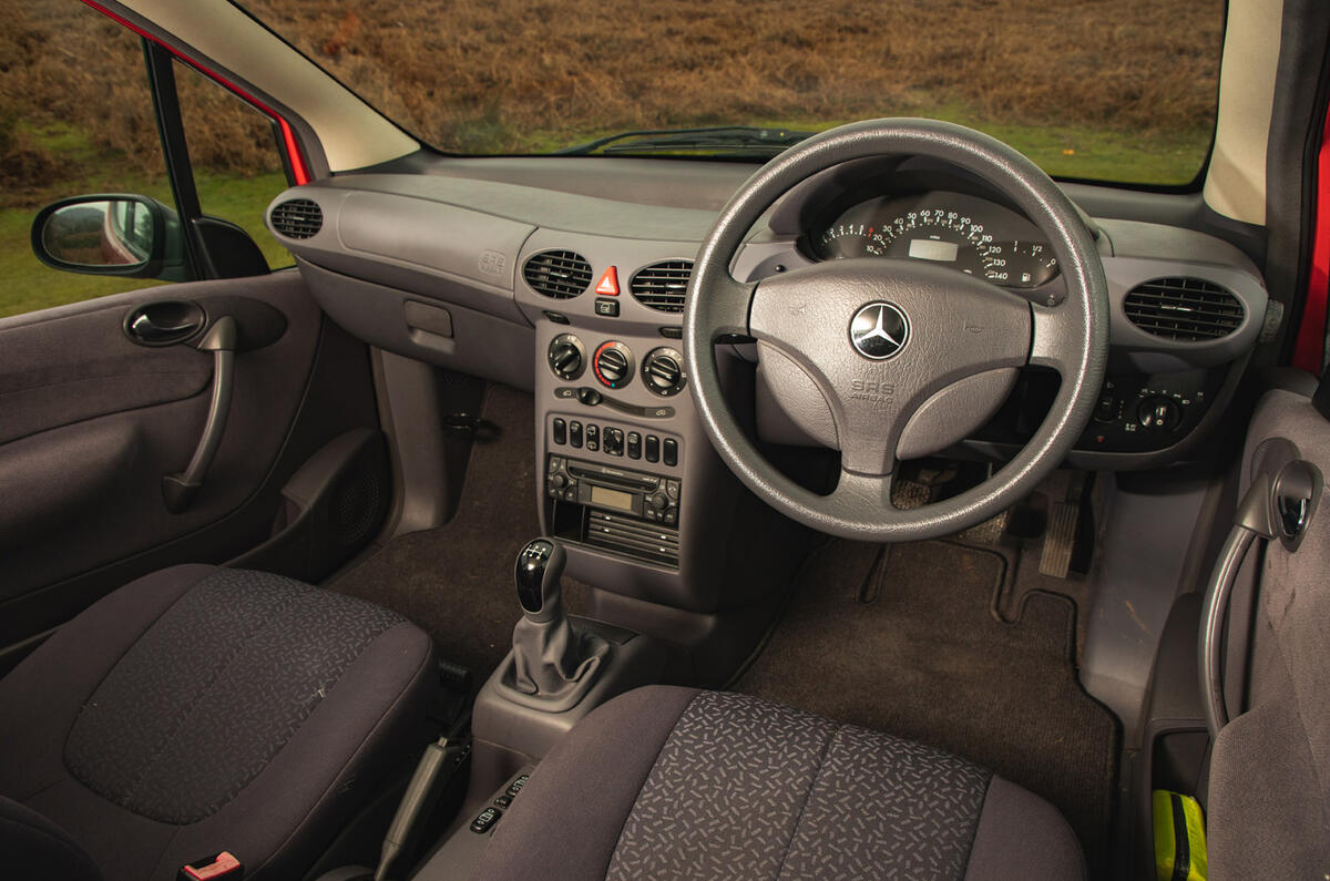 97 Mercedes A Class W168 used car buying guide interior 97 Mercedes A Class W168 used car buying guide interior