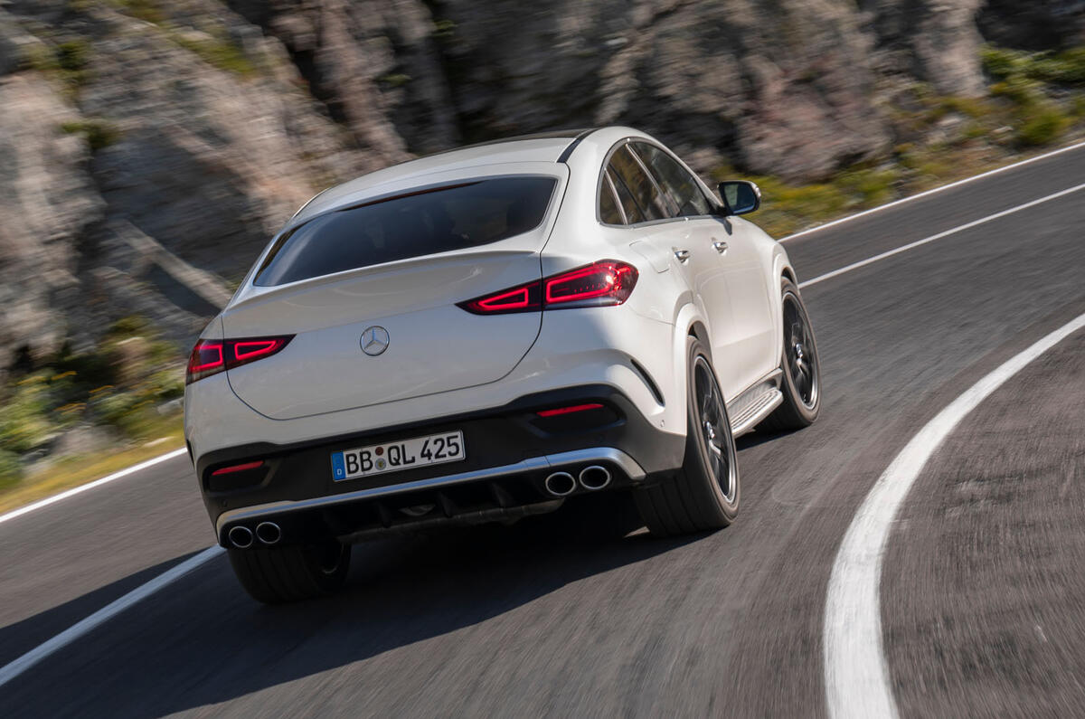 Mercedes-AMG GLE 53 prototype ride - hero rear