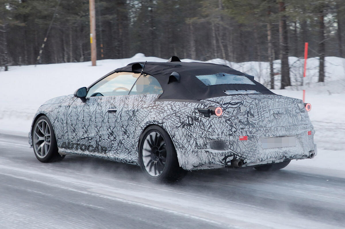97 Mercedes CLE spy images 2022 tracking rear 97 Mercedes CLE spy images 2022 tracking rear