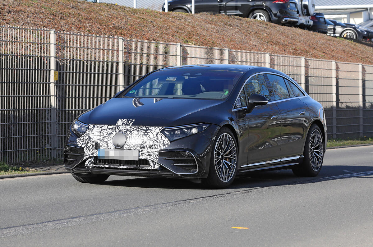 97 Mercedes EQE spies