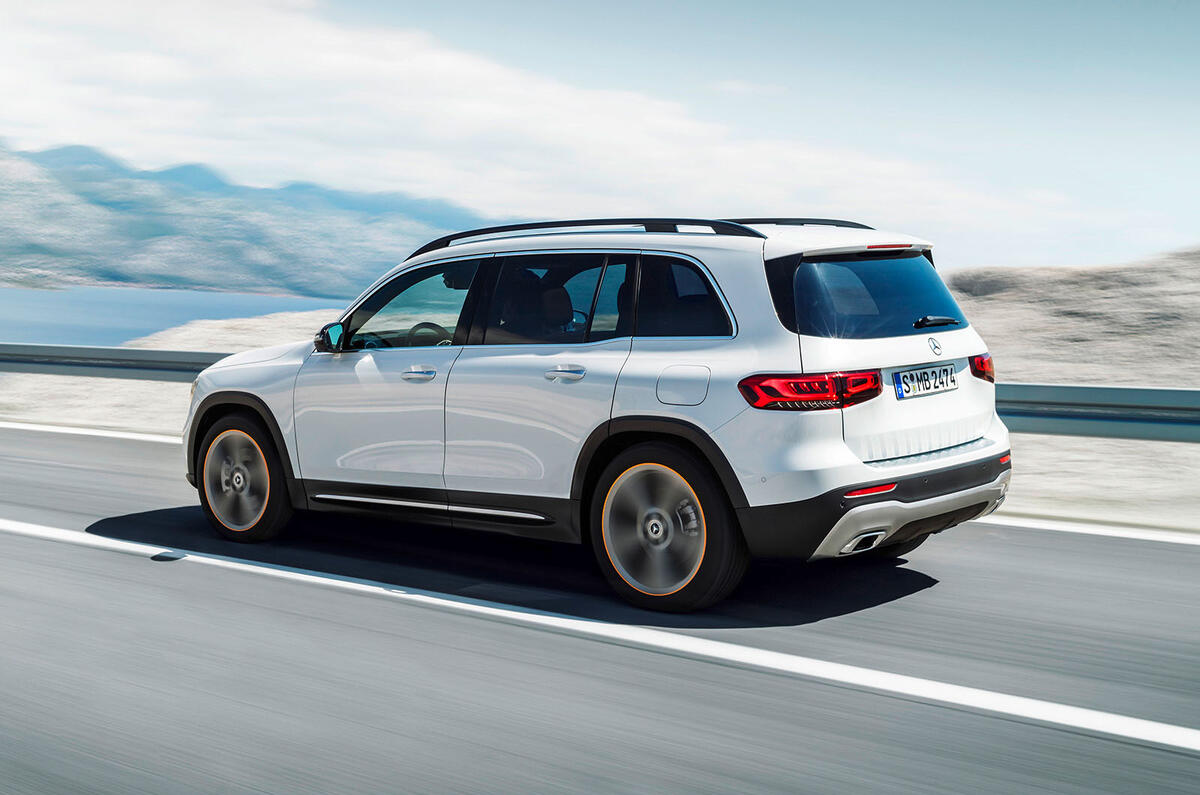 Mercedes-Benz GLB 2019 official reveal - hero rear