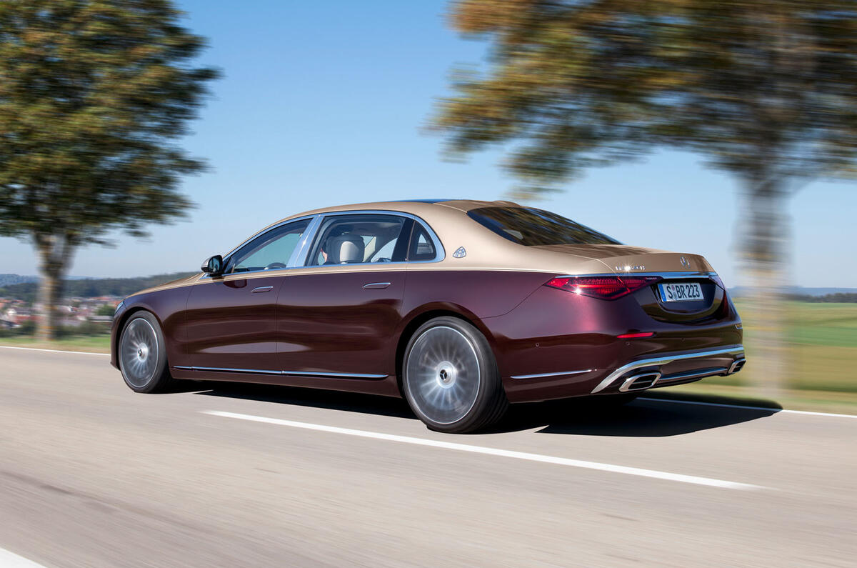 2021 Mercedes-Maybach S-Class official images - hero rear