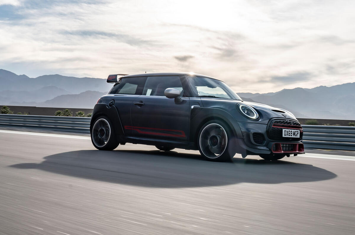2020 Mini JCW GP first ride - tracking side