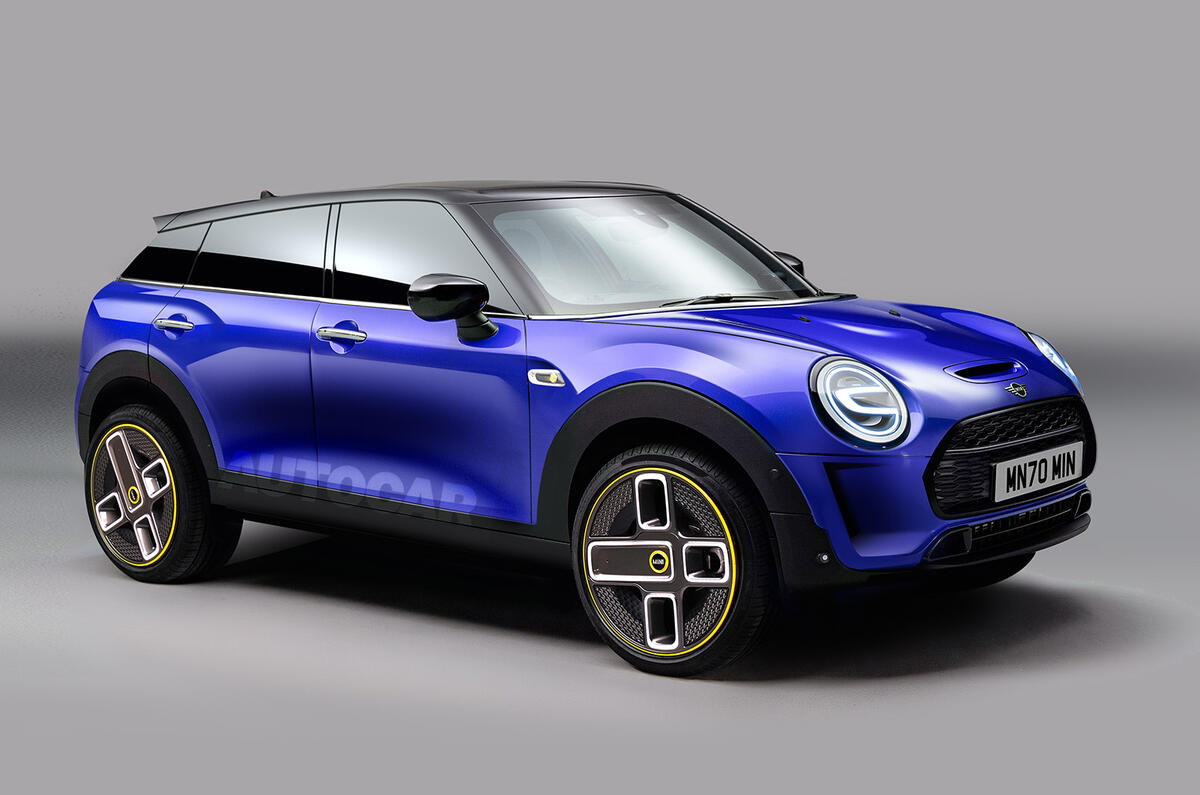 97 Mini SUV render by Autocar 2021 blue 97 Mini SUV render by Autocar 2021 blue