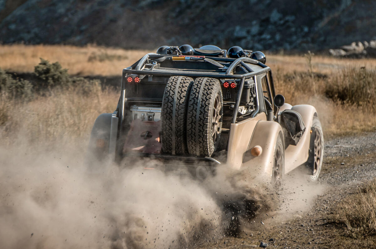 97 Morgan Plus Four CX T official reveal hero rear