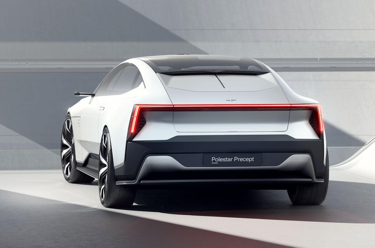 Polestar Precept concept official images - static rear Polestar Precept concept official images - static rear