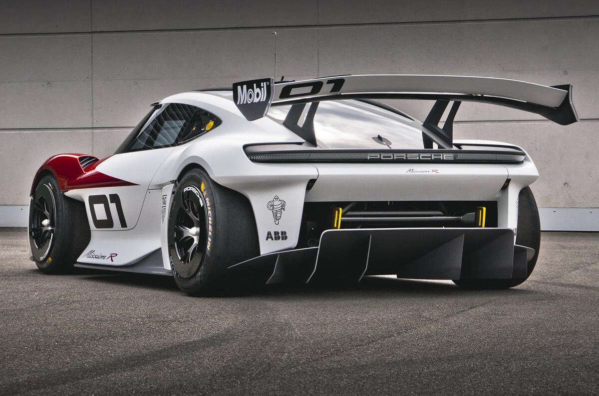 97 Porsche Mission R concept feature rear