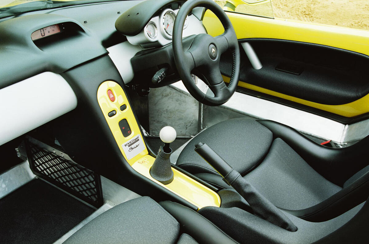 Renaultsport history picture special - Renault Sport Spider interior Renaultsport history picture special - Renault Sport Spider interior