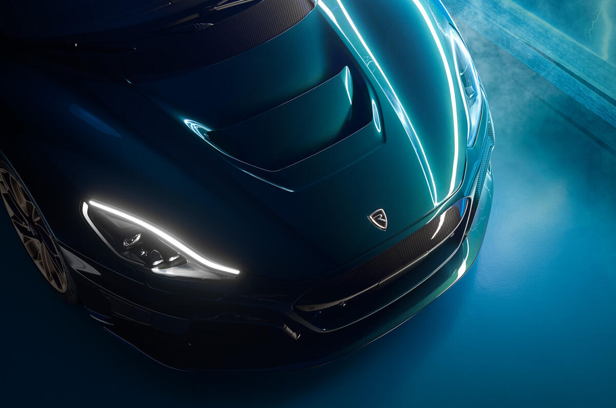 97 Rimac Nevera 2021 official reveal nose 97 Rimac Nevera 2021 official reveal nose