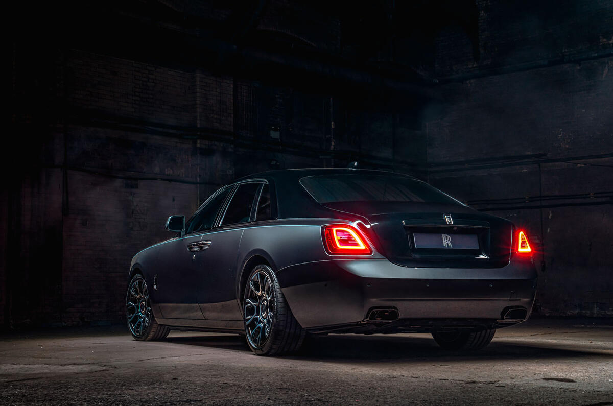 97 Rolls Ghost black badge 2021 official images rear 97 Rolls Ghost black badge 2021 official images rear