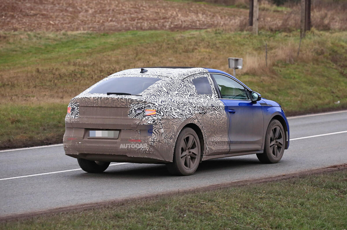 2021 Skoda Enyaq Coupe spy shots 2021 Skoda Enyaq Coupe spy shots
