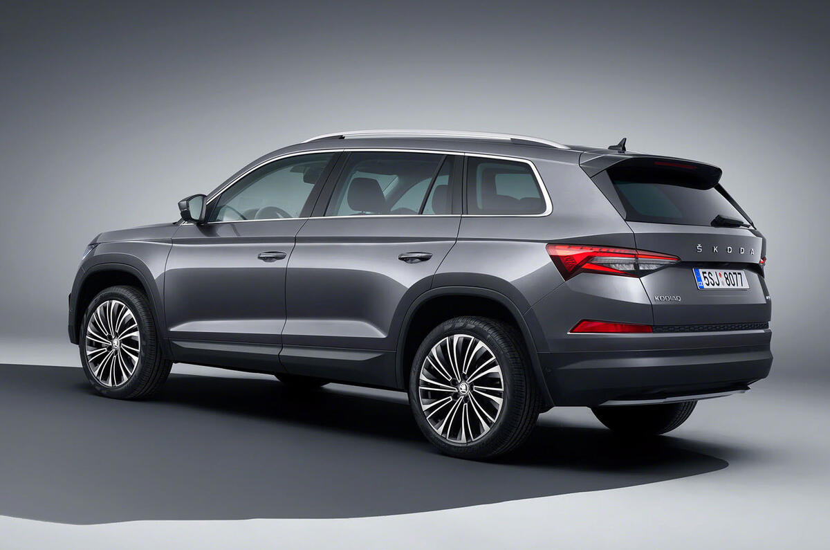 97 Skoda Kodiaq MY2021 facelift official images hero rear