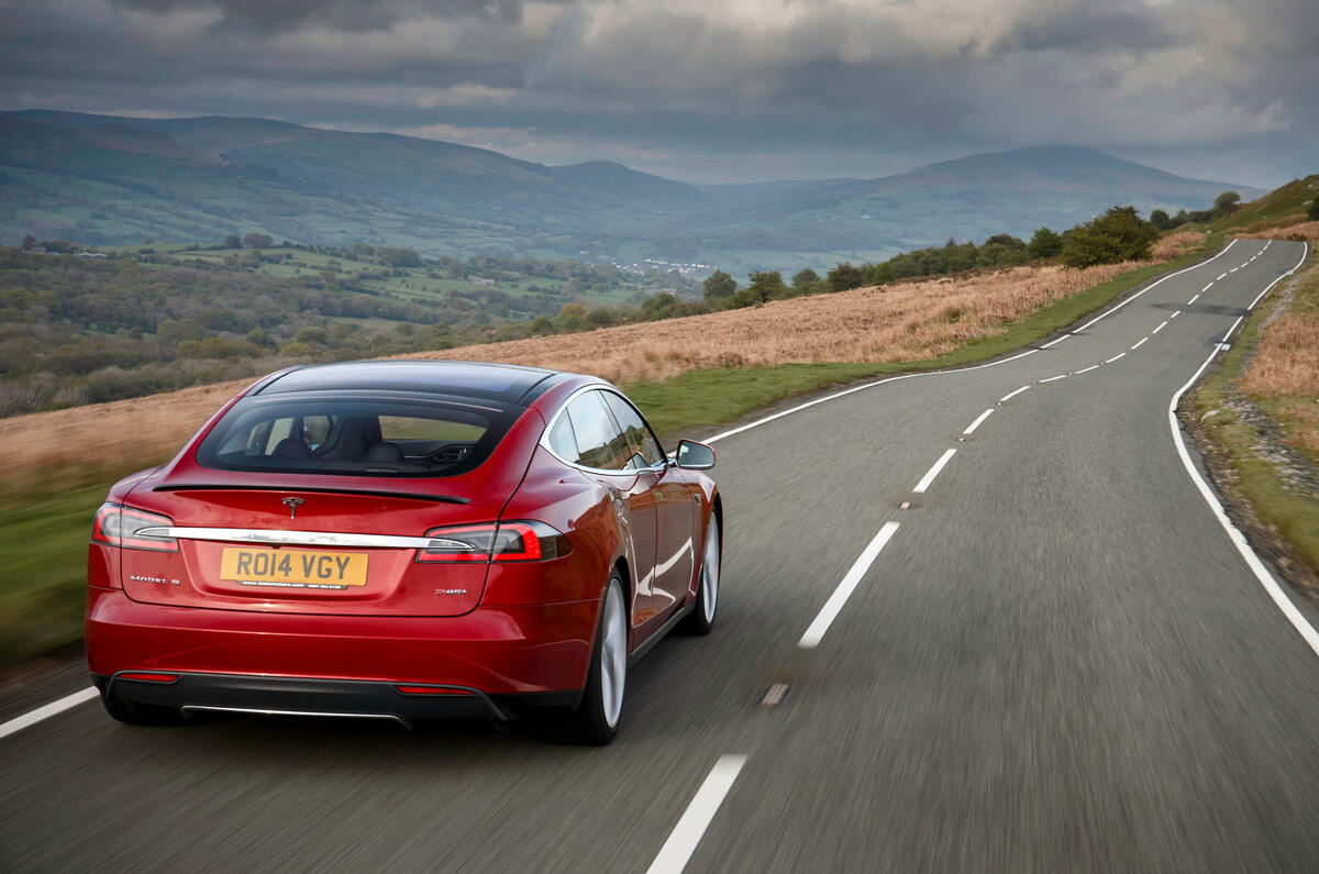 Tesla Model S - car of the decade - rear
