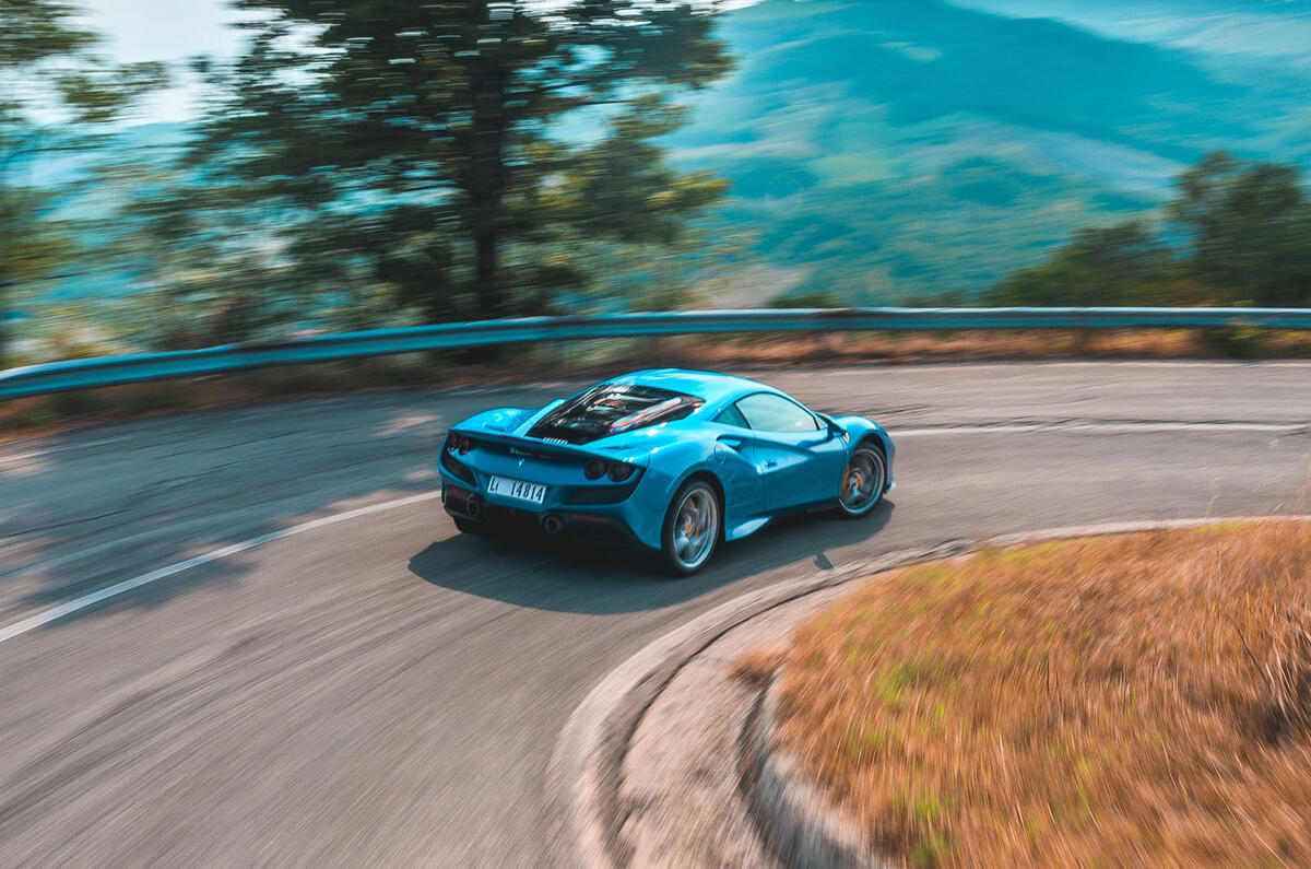 Top 50 cars 2020 - final five - Ferrari F8 Tributo rear Top 50 cars 2020 - final five - Ferrari F8 Tributo rear