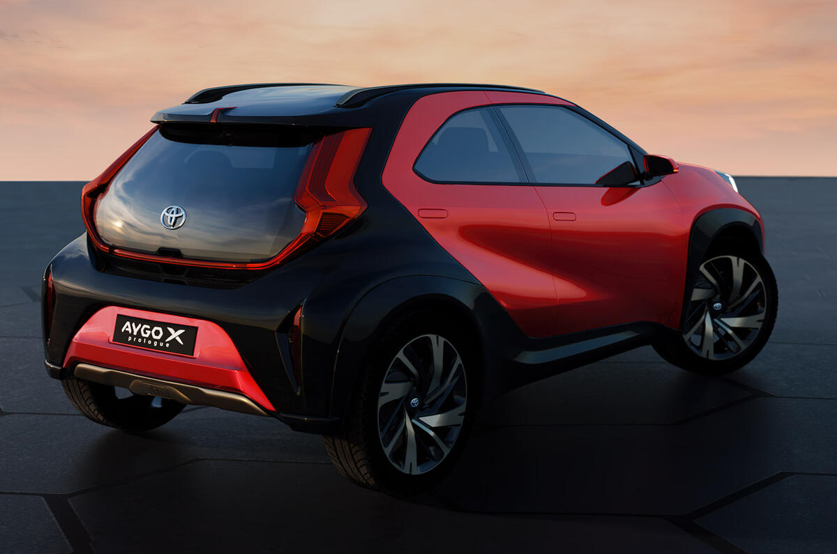 97 Toyota Aygo X Prologue 2021 concept official images rear 97 Toyota Aygo X Prologue 2021 concept official images rear