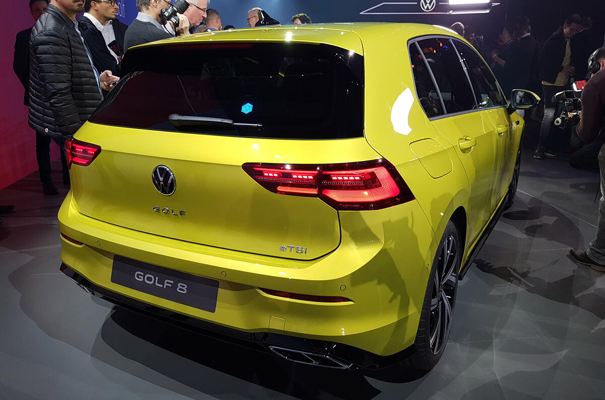 2020 Volkswagen Golf mk8 official reveal - rear