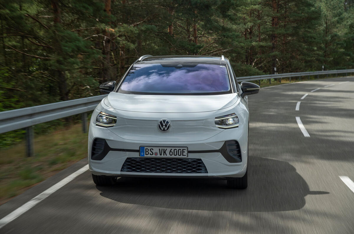 2021 Volkswagen ID 4 prototype drive - hero nose