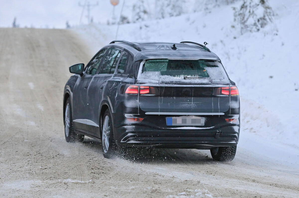 96 VW ID 7 spies winter 2020 back 96 VW ID 7 spies winter 2020 back
