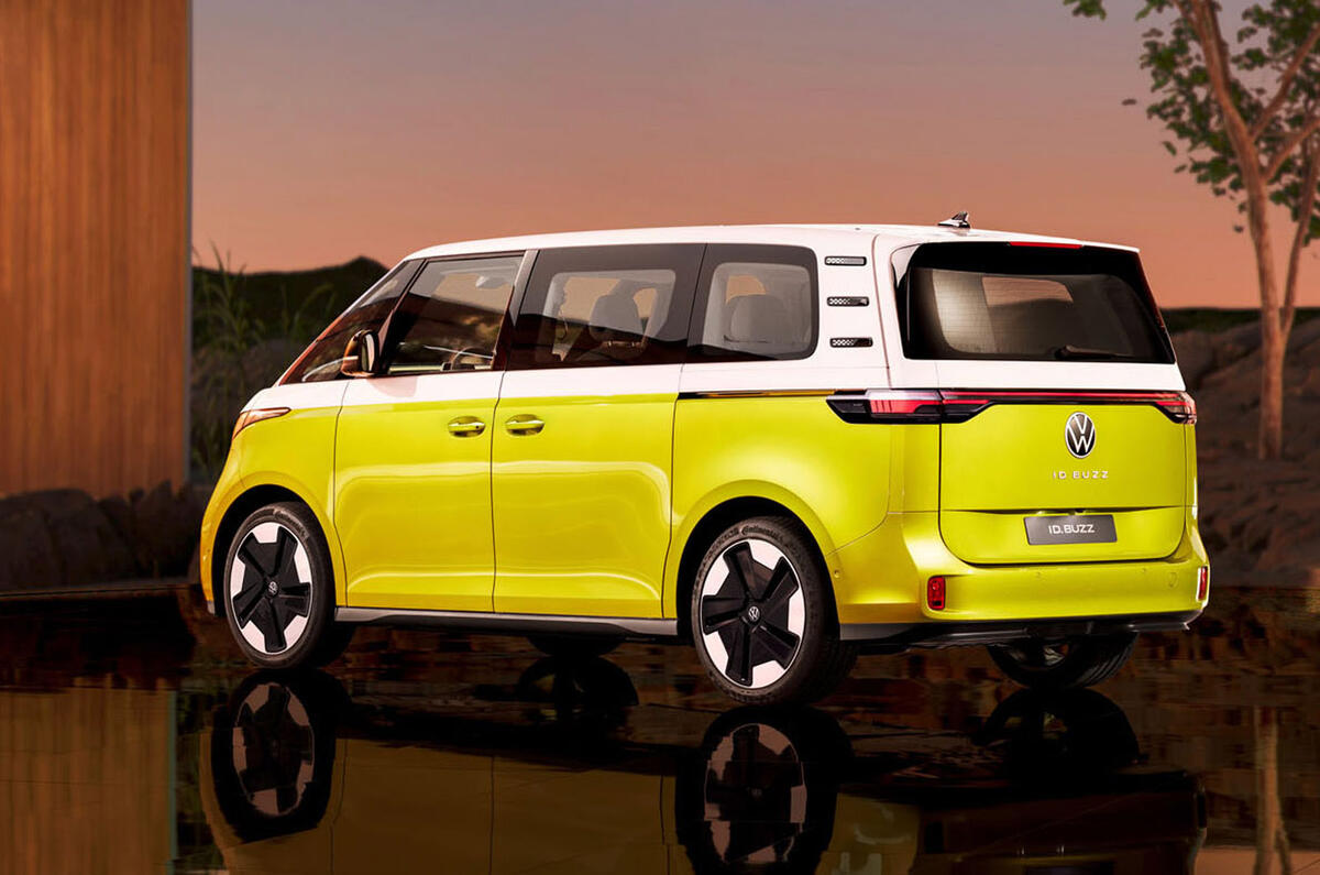 97 VW ID Buzz 2022 official reveal rear 97 VW ID Buzz 2022 official reveal rear