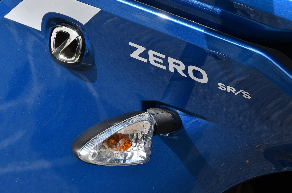 Detail and quality of Zero Motorcycles SR/S is top-notch Detail and quality of Zero Motorcycles SR/S is top-notch