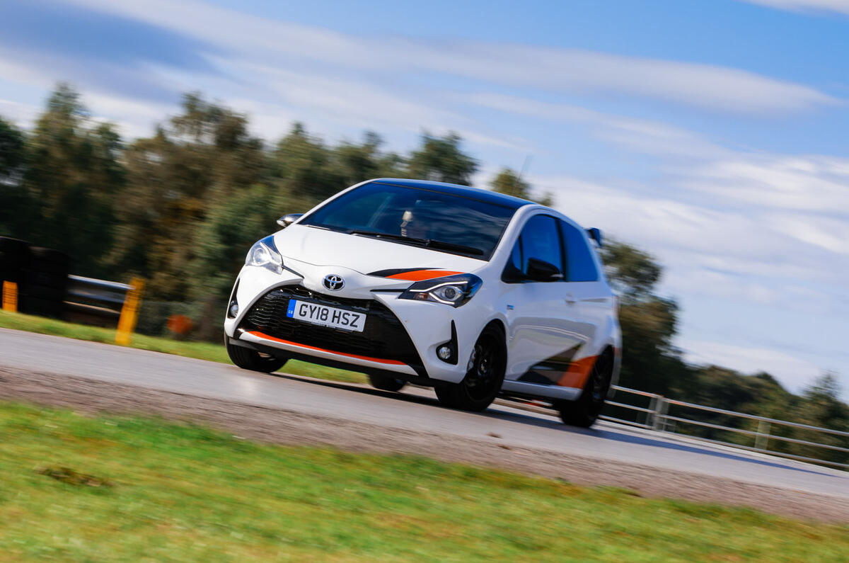 2019 Wales Rally GB preview in a Yaris GRMN - on track