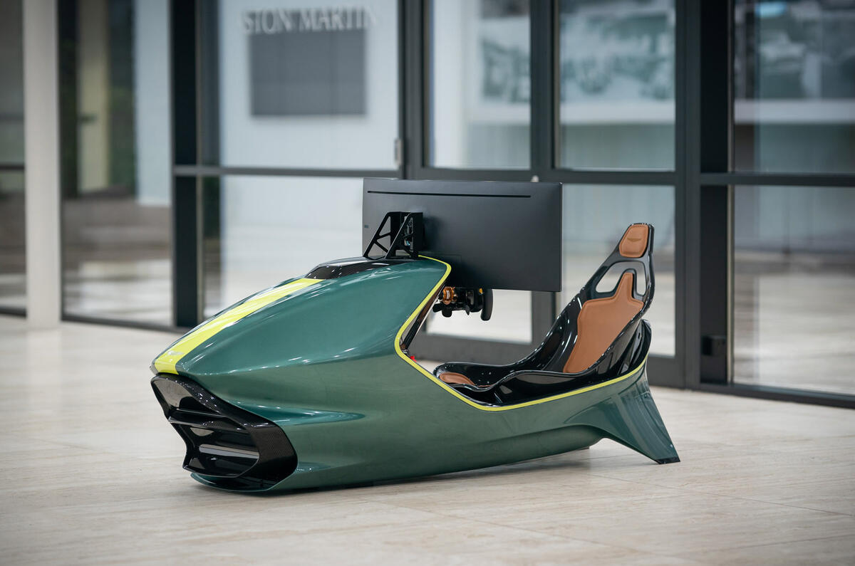 98 Aston Martin AMR C01 simulator tested 98 Aston Martin AMR C01 simulator tested
