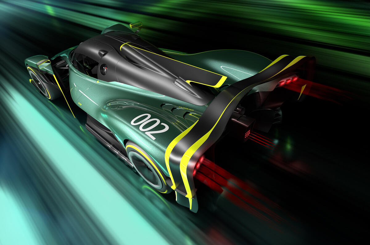 98 Aston Martin Valkyrie AMR Pro official reveal rear 98 Aston Martin Valkyrie AMR Pro official reveal rear