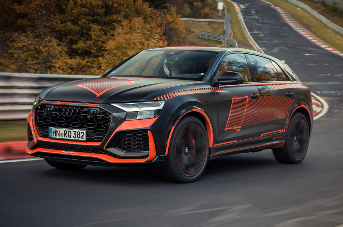 Audi RS Q8 2020 camo ride - hero front