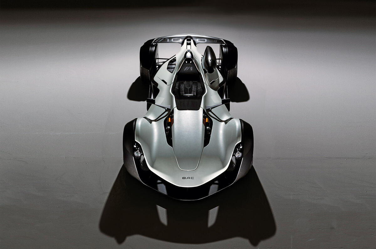 BAC Mono R carbonfibre feature - face on